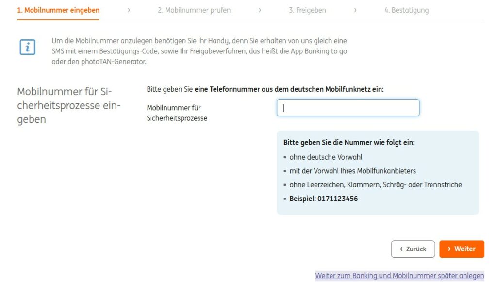 ING SMS Sicherheitsprozess