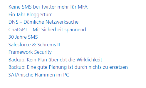 RSS feed in WordPress